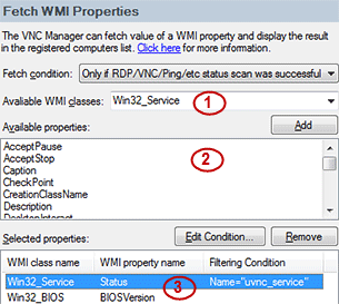 Configure WMI inventory properties